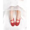 imageGINFIVE Toddler Girls Dress Shoes Little Girls Mary Janes Ballerina Flats Shoes ToddlerGh22  Red
