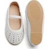 imageGINFIVE Toddler Girls Dress Shoes Little Girls Mary Janes Ballerina Flats Shoes ToddlerGh22  White