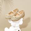 imageGINFIVE Toddler Girls Dress Shoes Little Girls Mary Janes Ballerina Flats Shoes ToddlerGh23  Gold