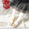 imageGINFIVE Toddler Girls Dress Shoes Little Girls Mary Janes Ballerina Flats Shoes ToddlerGh25  Gold