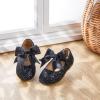 imageGINFIVE Toddler Girls Dress Shoes Little Girls Mary Janes Ballerina Flats Shoes ToddlerGl06black