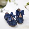 imageGINFIVE Toddler Girls Dress Shoes Little Girls Mary Janes Ballerina Flats Shoes ToddlerGl06blue