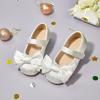 imageGINFIVE Toddler Girls Dress Shoes Little Girls Mary Janes Ballerina Flats Shoes ToddlerGn28white