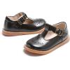 imageGINFIVE Toddler Girls Dress Shoes Little Kids Flats School Mary Janes ShoesGf282  Black