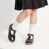 imageGINFIVE Toddler Girls Dress Shoes Little Kids Flats School Mary Janes ShoesGf282  Black