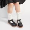 imageGINFIVE Toddler Girls Dress Shoes Little Kids Flats School Mary Janes ShoesGf282  Black