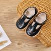 imageGINFIVE Toddler Girls Dress Shoes Little Kids Flats School Mary Janes ShoesGf282  Black