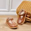 imageGINFIVE Toddler Girls Dress Shoes Little Kids Flats School Mary Janes ShoesGf282  Brown