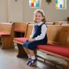 imageGINFIVE Toddler Girls Dress Shoes Little Kids Flats School Mary Janes ShoesGf282  Navy Blue