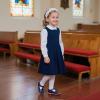 imageGINFIVE Toddler Girls Dress Shoes Little Kids Flats School Mary Janes ShoesGf282  Navy Blue