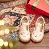imageGINFIVE Toddler Girls Dress Shoes Little Kids Flats School Mary Janes ShoesGf282  Off White