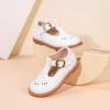 imageGINFIVE Toddler Girls Dress Shoes Little Kids Flats School Mary Janes ShoesGf282  White