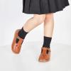 imageGINFIVE Toddler Girls Dress Shoes Little Kids Flats School Mary Janes ShoesGf286  Brown