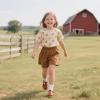 imageGINFIVE Toddler Girls Dress Shoes Little Kids Flats School Mary Janes ShoesGf286  Brown
