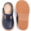 imageGINFIVE Toddler Girls Dress Shoes Little Kids Flats School Mary Janes ShoesGf286  Navy Blue