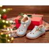 imageGINFIVE Toddler Girls Dress Shoes Little Kids Flats School Mary Janes ShoesGf286blue