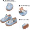 imageGINFIVE Toddler Girls Dress Shoes Little Kids Flats School Mary Janes ShoesGf286blue