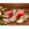 imageGINFIVE Toddler Girls Dress Shoes Little Kids Flats School Mary Janes ShoesGf286gold