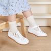 imageGINFIVE Toddler Girls Dress Shoes Little Kids Flats School Mary Janes ShoesGf286white