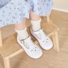 imageGINFIVE Toddler Girls Dress Shoes Little Kids Flats School Mary Janes ShoesGf286white