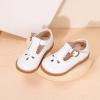 imageGINFIVE Toddler Girls Dress Shoes Little Kids Flats School Mary Janes ShoesGf286white