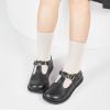 imageGINFIVE Toddler Girls Dress Shoes Little Kids Flats School Mary Janes ShoesGf287black