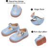imageGINFIVE Toddler Girls Dress Shoes Little Kids Flats School Mary Janes ShoesGf287light Blue