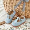 imageGINFIVE Toddler Girls Dress Shoes Little Kids Flats School Mary Janes ShoesGf287light Blue
