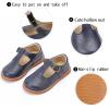 imageGINFIVE Toddler Girls Dress Shoes Little Kids Flats School Mary Janes ShoesGf287navy Blue