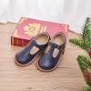 imageGINFIVE Toddler Girls Dress Shoes Little Kids Flats School Mary Janes ShoesGf287navy Blue