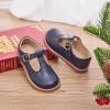 imageGINFIVE Toddler Girls Dress Shoes Little Kids Flats School Mary Janes ShoesGf287navy Blue