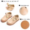 imageGINFIVE Toddler Girls Dress Shoes Little Kids Flats School Mary Janes ShoesGf287nude