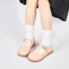 imageGINFIVE Toddler Girls Dress Shoes Little Kids Flats School Mary Janes ShoesGf287nude