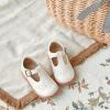 imageGINFIVE Toddler Girls Dress Shoes Little Kids Flats School Mary Janes ShoesGf287off White