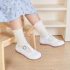 imageGINFIVE Toddler Girls Dress Shoes Little Kids Flats School Mary Janes ShoesGf287white