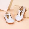 imageGINFIVE Toddler Girls Dress Shoes Little Kids Flats School Mary Janes ShoesGf287white