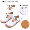 imageGINFIVE Toddler Girls Dress Shoes Little Kids Flats School Mary Janes ShoesGf287white