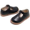 imageGINFIVE Toddler Girls Dress Shoes Little Kids Flats School Mary Janes ShoesGf392black