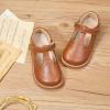 imageGINFIVE Toddler Girls Dress Shoes Little Kids Flats School Mary Janes ShoesGf392brown