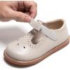imageGINFIVE Toddler Girls Dress Shoes Little Kids Flats School Mary Janes ShoesGf392grey