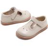 imageGINFIVE Toddler Girls Dress Shoes Little Kids Flats School Mary Janes ShoesGf392grey