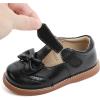imageGINFIVE Toddler Girls Dress Shoes Little Kids Flats School Mary Janes ShoesGf395  Black