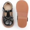 imageGINFIVE Toddler Girls Dress Shoes Little Kids Flats School Mary Janes ShoesGf395  Black