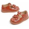 imageGINFIVE Toddler Girls Dress Shoes Little Kids Flats School Mary Janes ShoesGf395  Brown