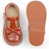 imageGINFIVE Toddler Girls Dress Shoes Little Kids Flats School Mary Janes ShoesGf395  Brown
