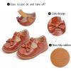 imageGINFIVE Toddler Girls Dress Shoes Little Kids Flats School Mary Janes ShoesGf395  Brown