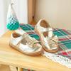 imageGINFIVE Toddler Girls Dress Shoes Little Kids Flats School Mary Janes ShoesGf395  Gold