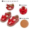 imageGINFIVE Toddler Girls Dress Shoes Little Kids Flats School Mary Janes ShoesGf397red