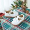 imageGINFIVE Toddler Girls Dress Shoes Little Kids Flats School Mary Janes ShoesGf397white