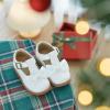imageGINFIVE Toddler Girls Dress Shoes Little Kids Flats School Mary Janes ShoesGf397white